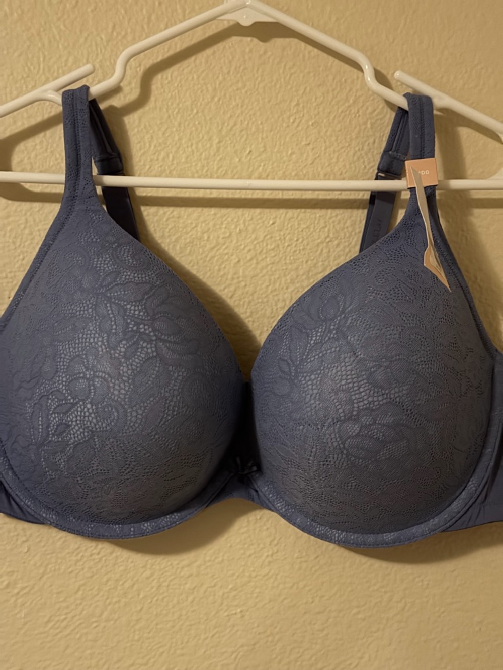 💜Lane Bryant Cacique Boost Plunge Lightly lined full coverage Lace Bra Size:44DD